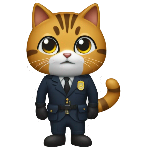 SpyCat Special Agent mitten emoji