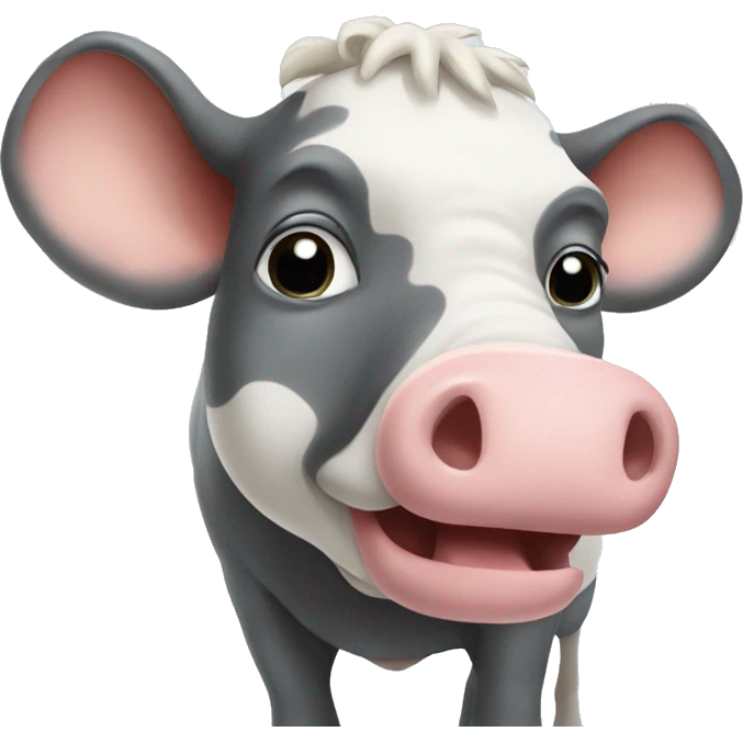 Cow with elephant  emoji