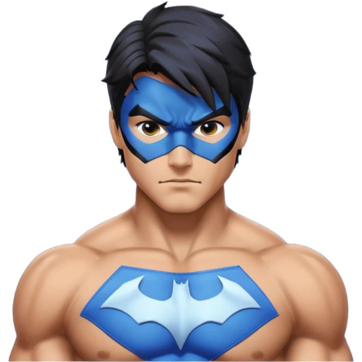 nightwing analyzing evidence emoji