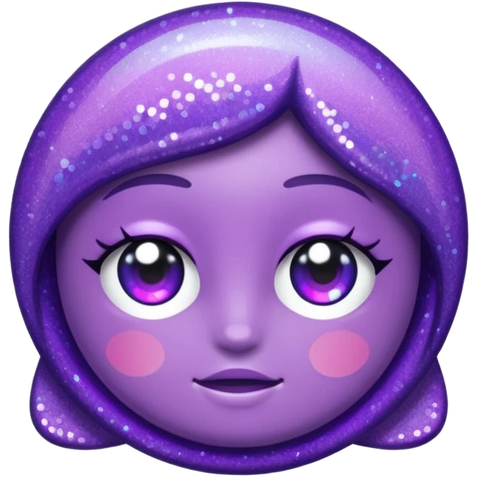 glitter purple pity emoji