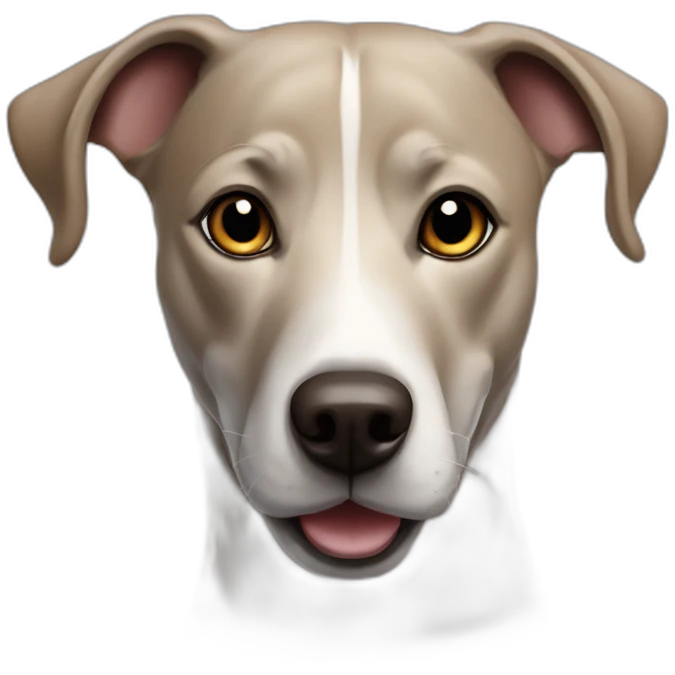 labrador whippet mix dog emoji