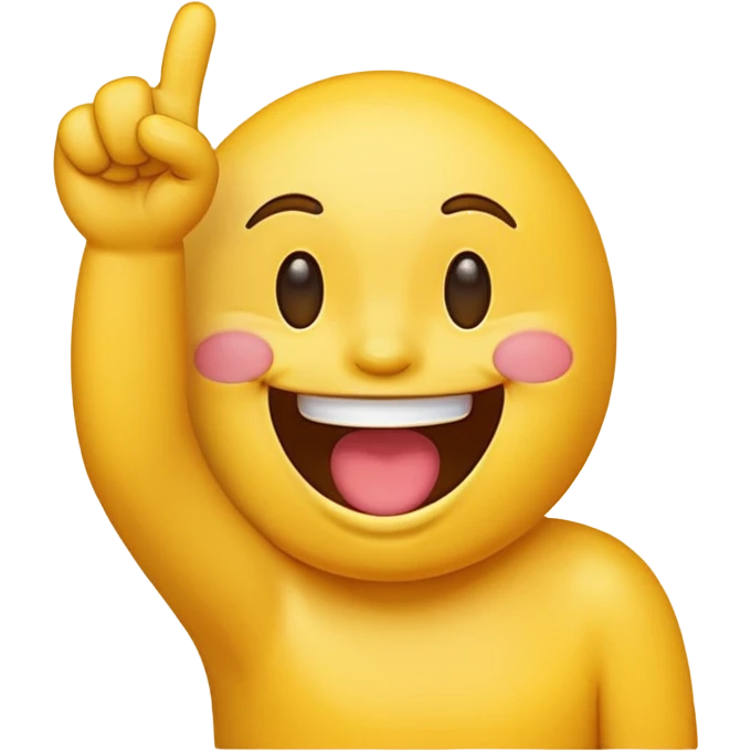 A laughing emoji that middle finger me emoji