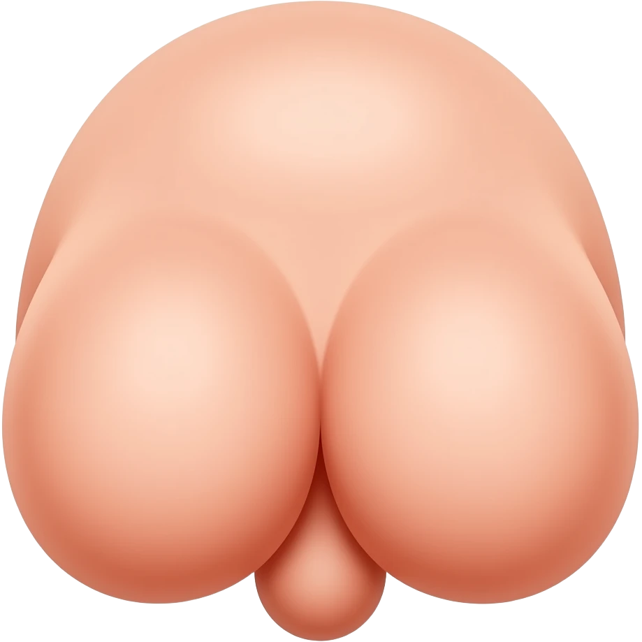 Penis and scrotum emoji