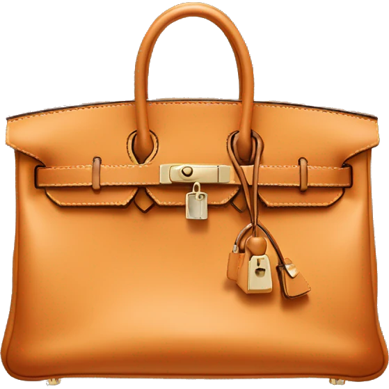 A Hermes birkin  emoji