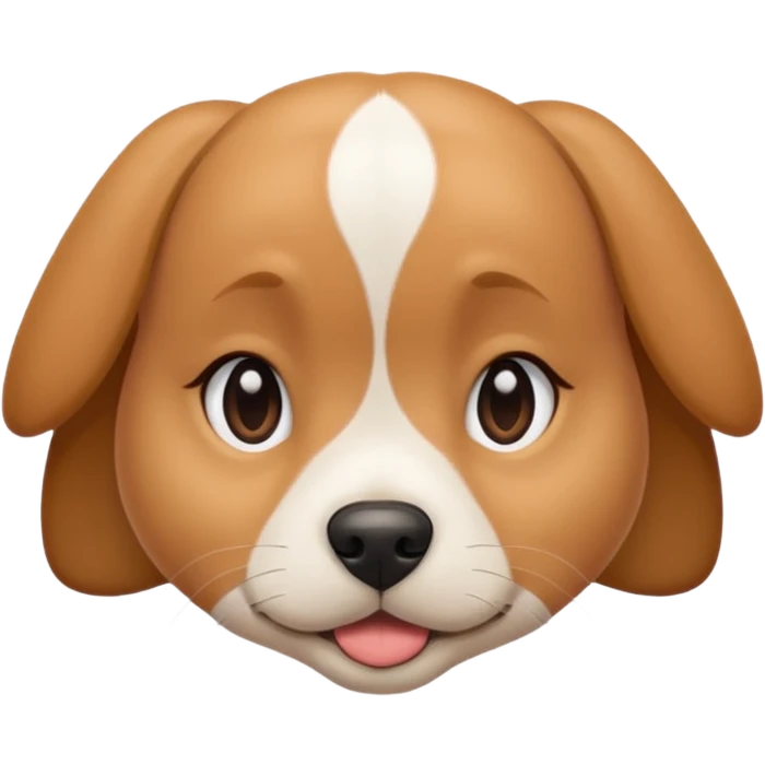 Naked woman in doggy pose, front view  emoji