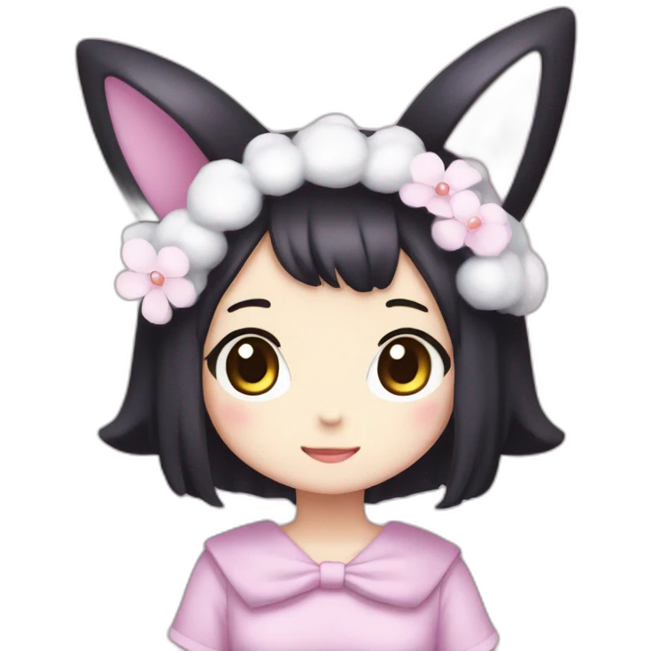 Kuromi Sanrio emoji