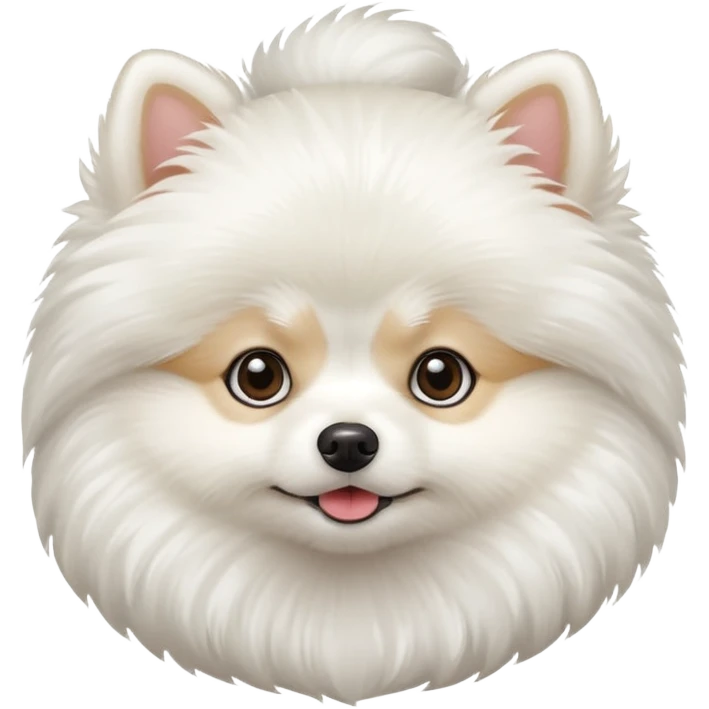 white pomerania emoji
