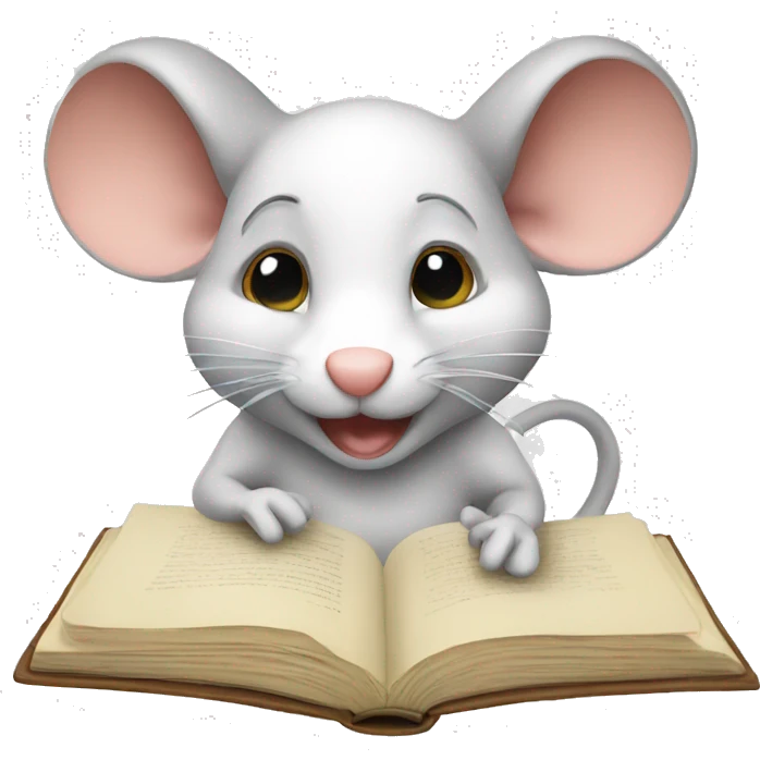 Studying mouse emoji