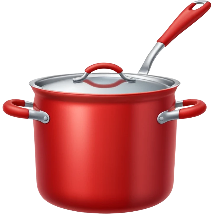 an empty red kitchen pot emoji