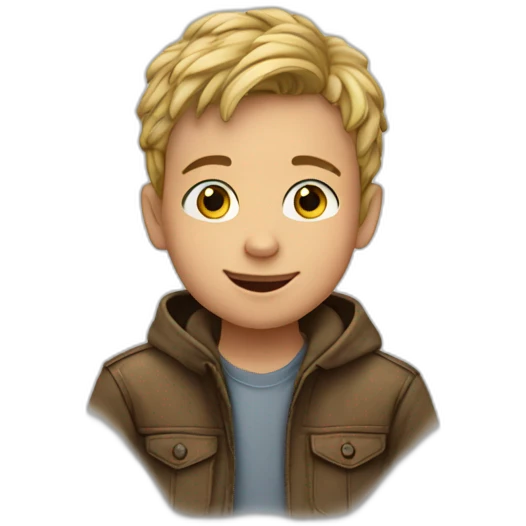 young boys bern emoji