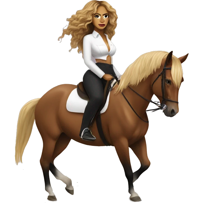 Beyonce on Horse  emoji