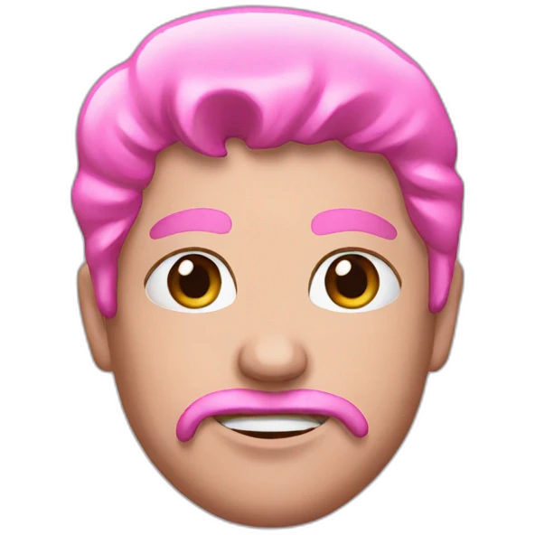 pink shit emoji