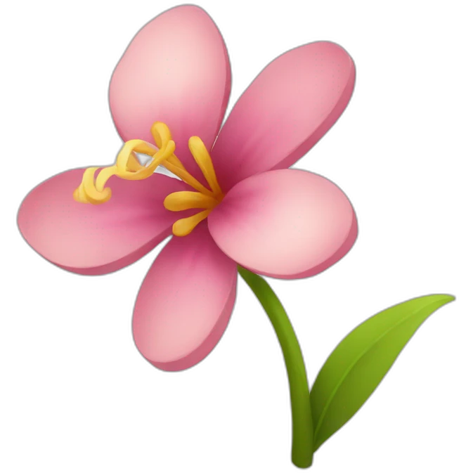 Gift flower emoji