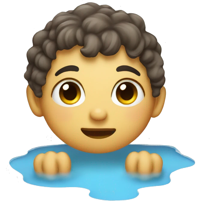 Cute puddle  emoji