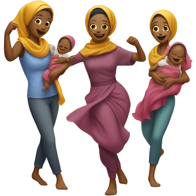 💃🧕🤱 emoji