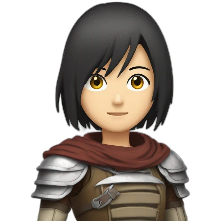 mikasa ackerman emoji
