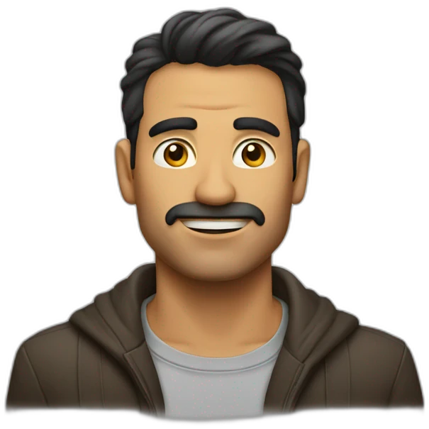 Hombre flaco y alto emoji