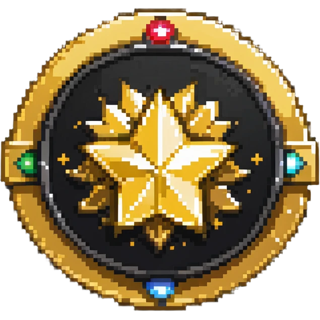 A shiny gold badge with a star and 'SPONSOR' text emoji