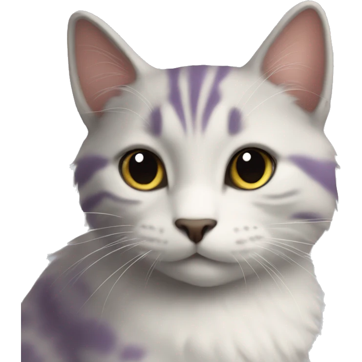 Gattino viola emoji