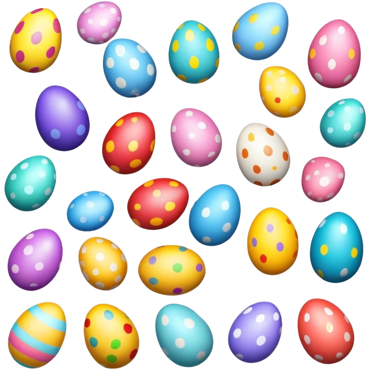 Easter eggs emoji