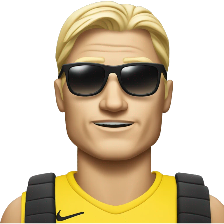 Erling haaland wear a sunglasses  emoji
