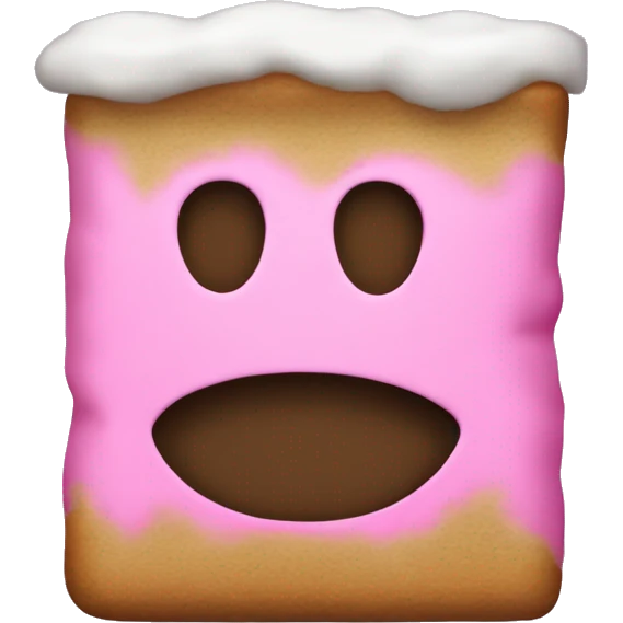 Pink S’mores emoji  emoji