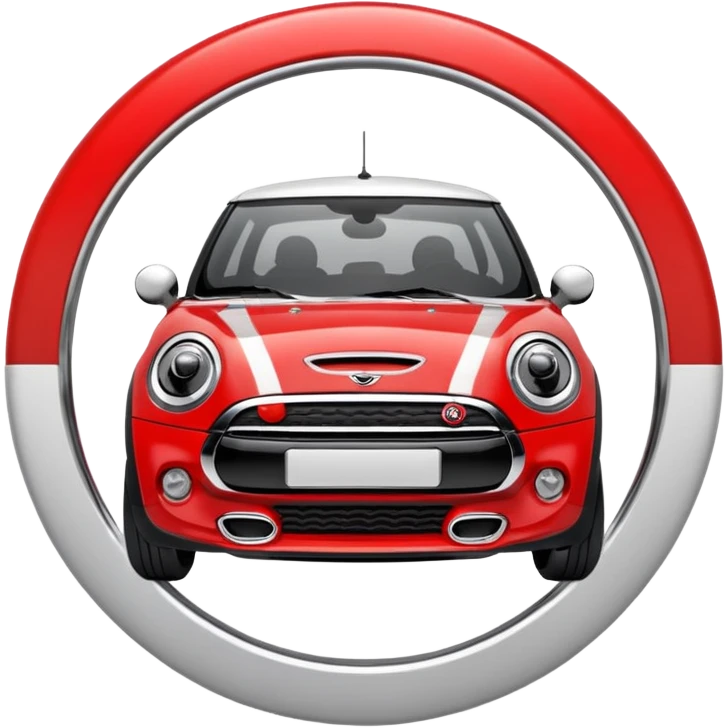 Draw mini cooper logo  emoji