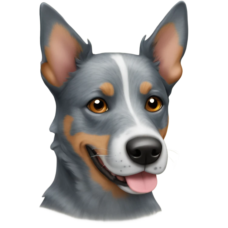 Blue Australian cattle dog emoji