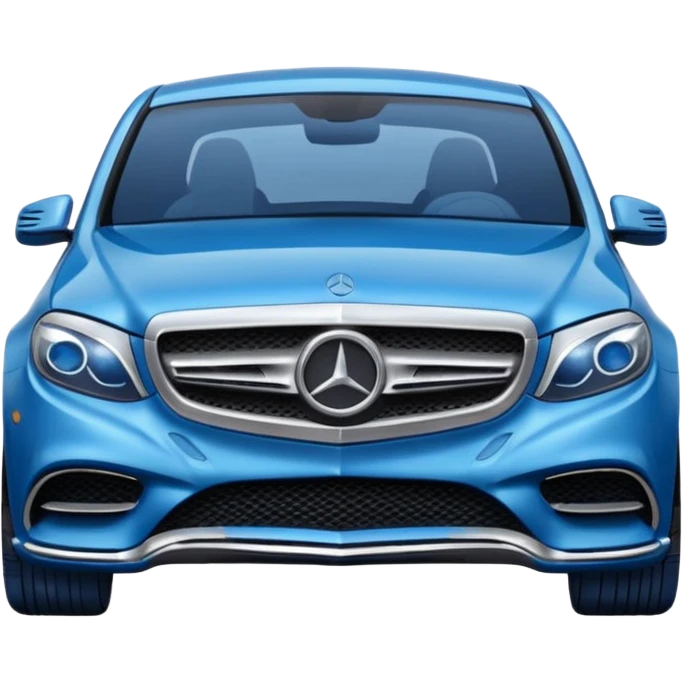 blue mercedes emoji