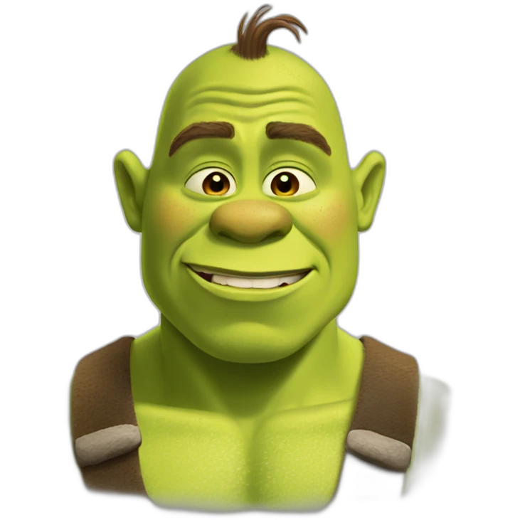 Shrek shirtless emoji