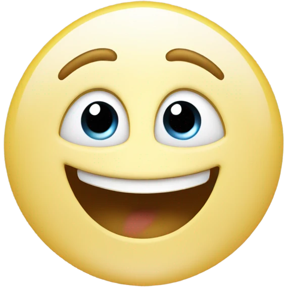 a happy face  emoji