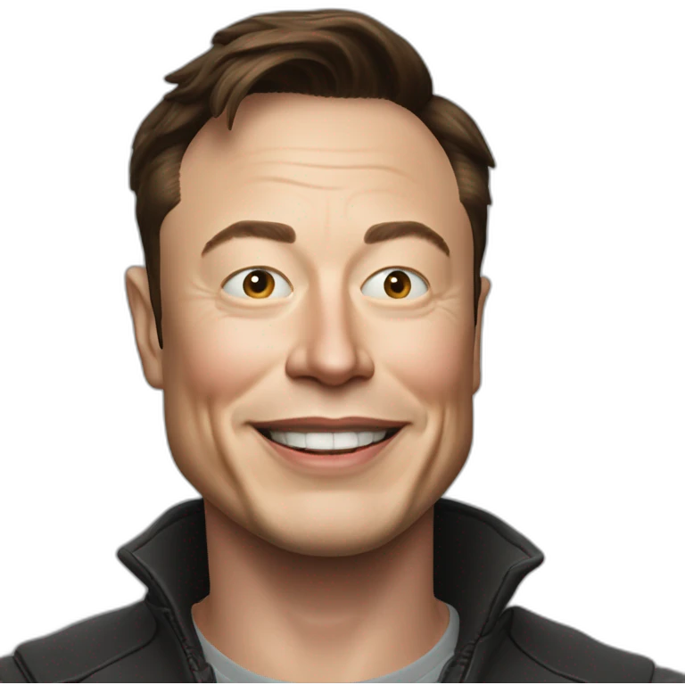 elon musk qui rigole emoji