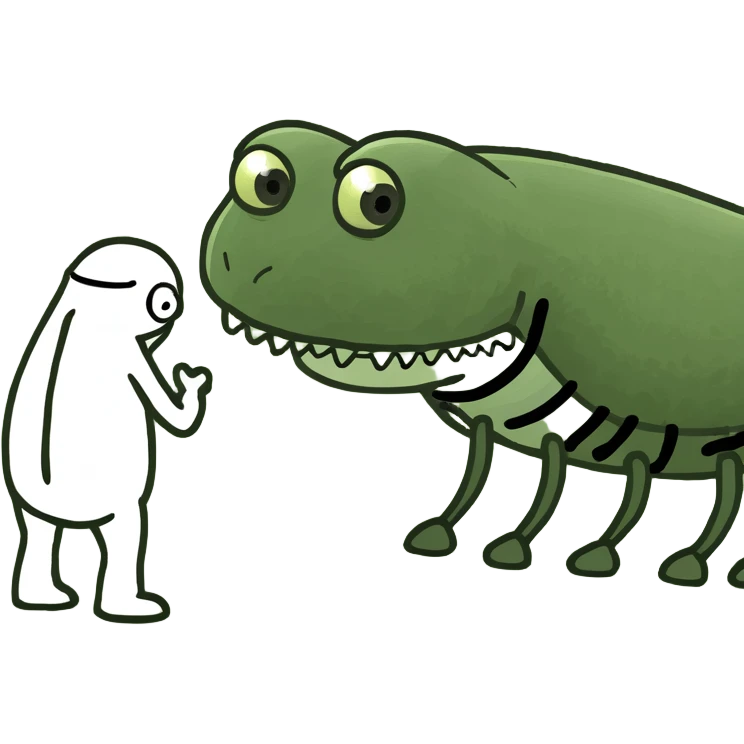 Human centipede emoji