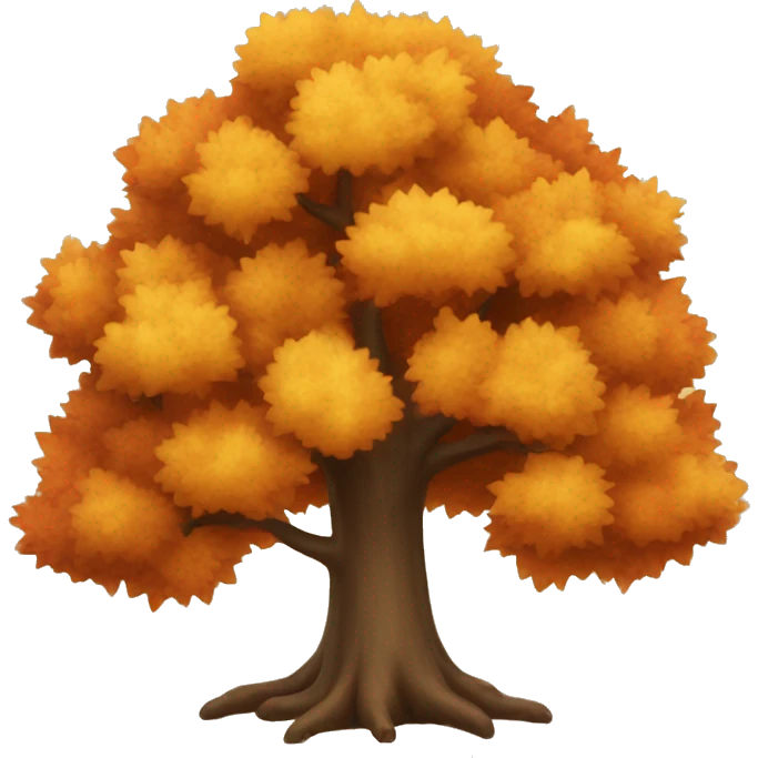 Autumn tree  emoji