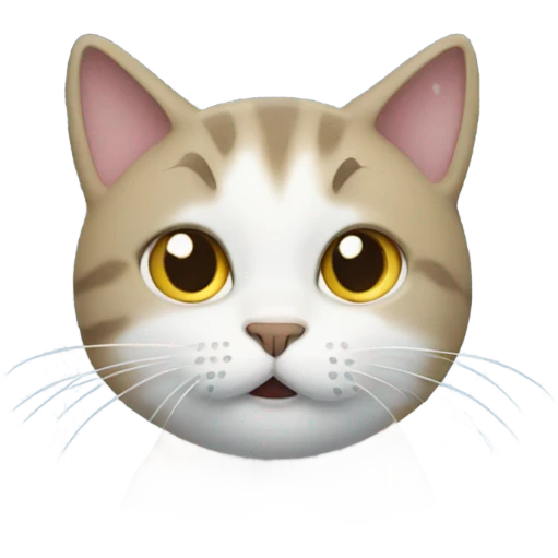 Cat in a snowstorm  emoji