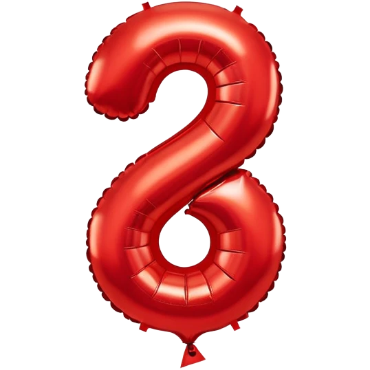 number 6 balloon emoji