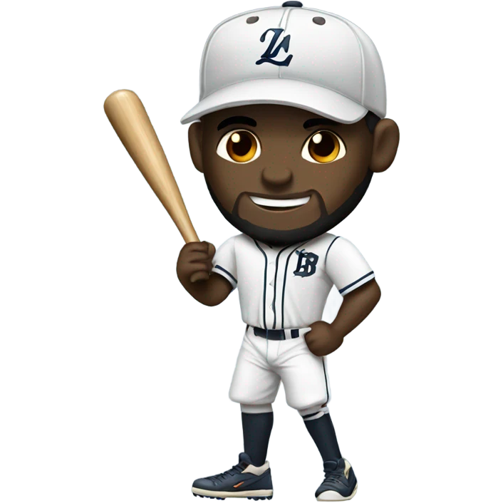 LeBron playing baseball emoji