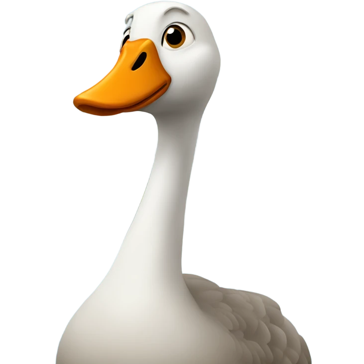 Silly goose emoji