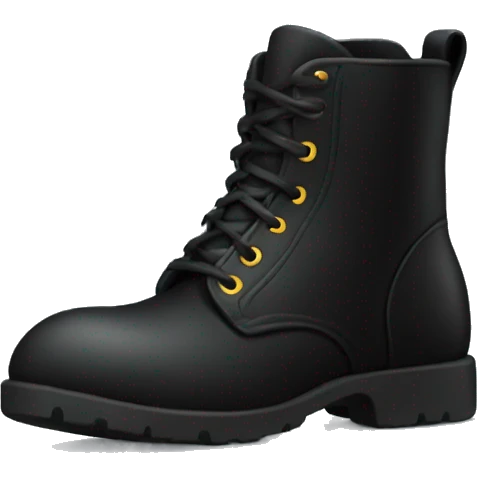 black boot emoji