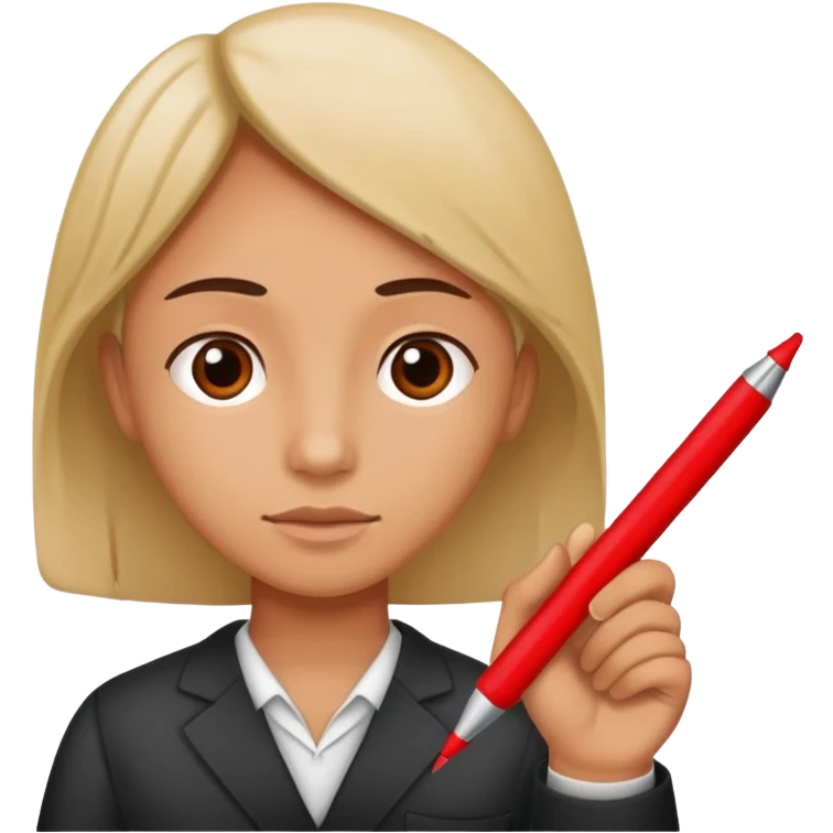 Marking exam emoji