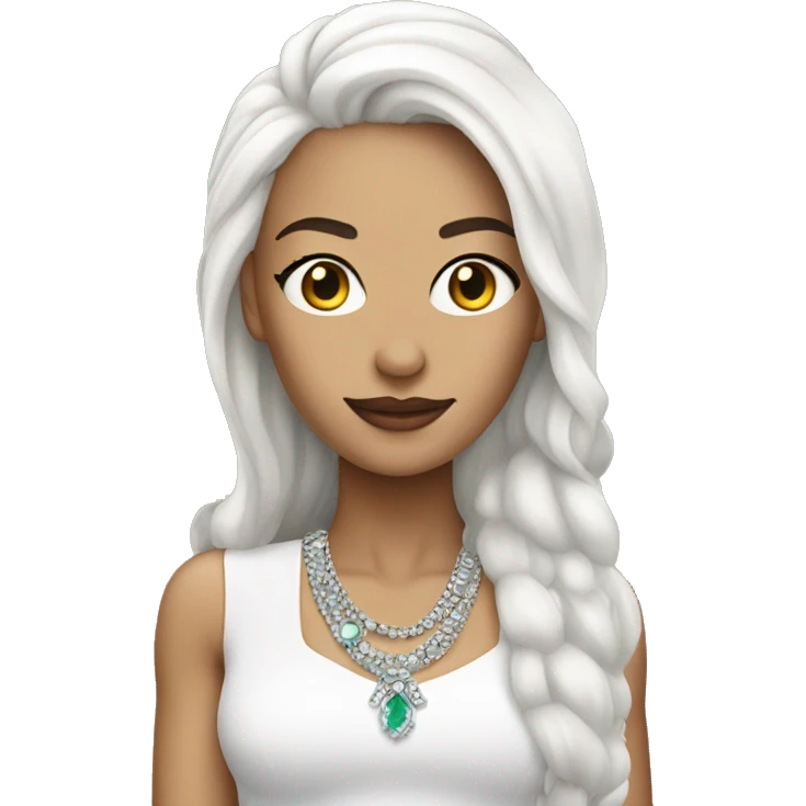Queen of graphic design white girl emoji