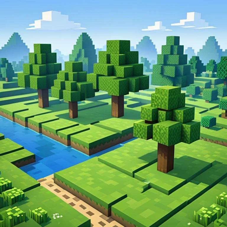 Minecraft landscape emoji
