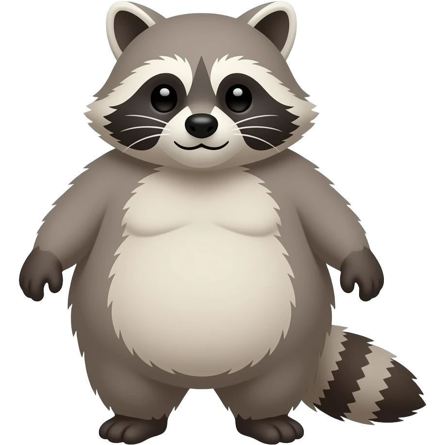 fat raccoon emoji