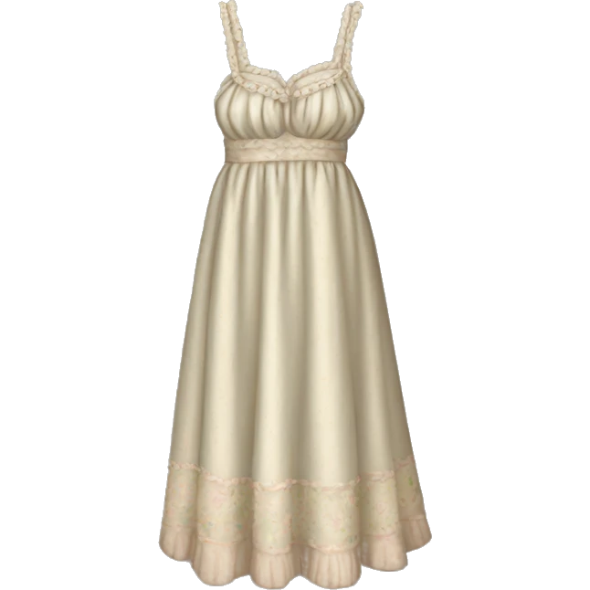 Vintage night gown emoji