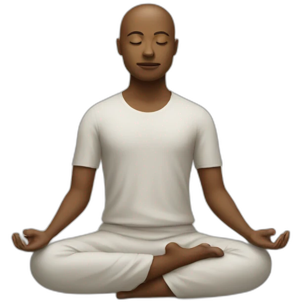 meditate emoji