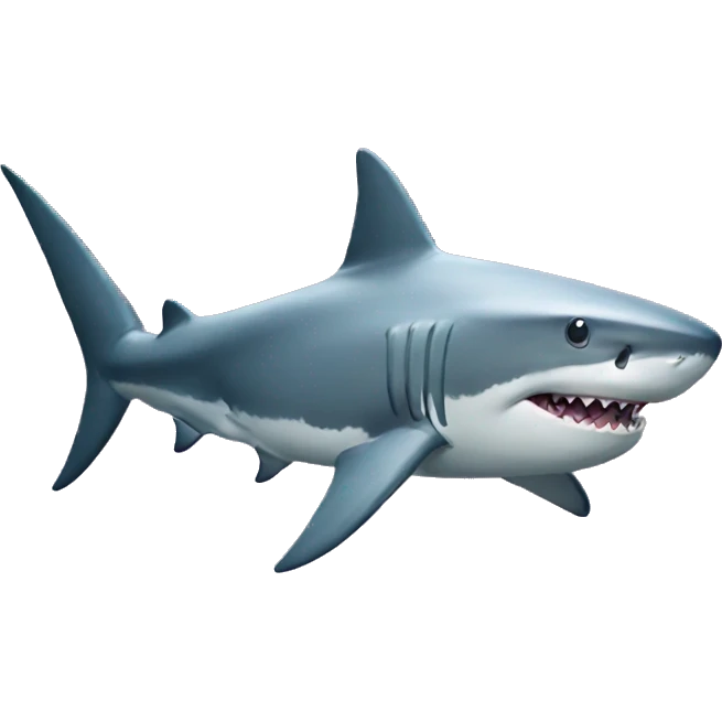 shark with buttcheeks emoji