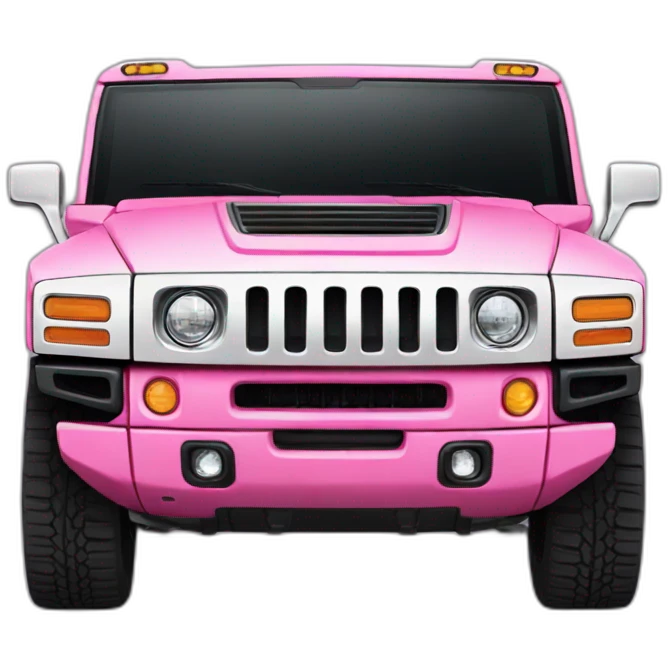 pink hummer emoji