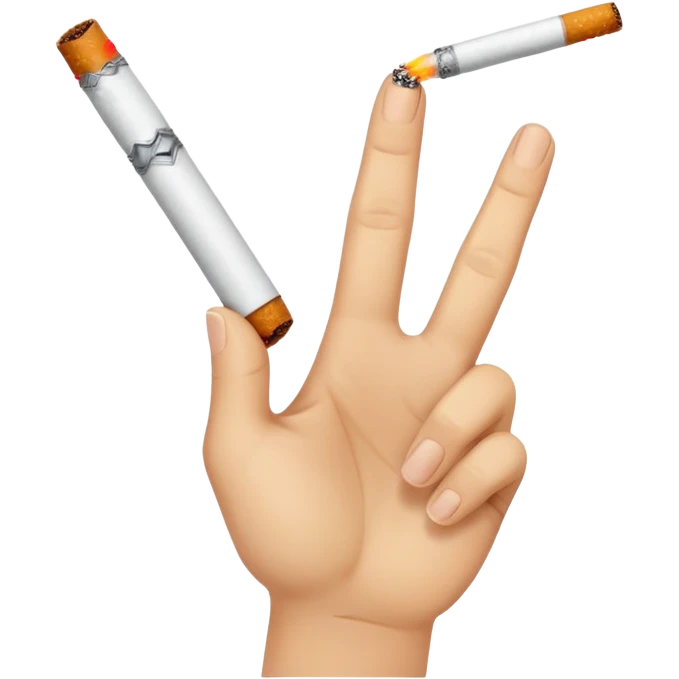 Create “👌” with the “🚬” inside like smoking  emoji
