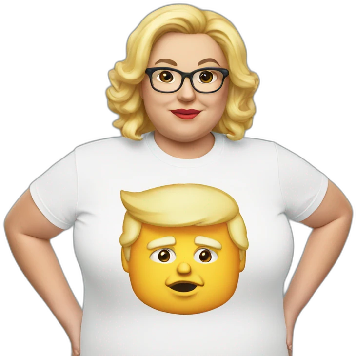 fat trump mix shirt emoji