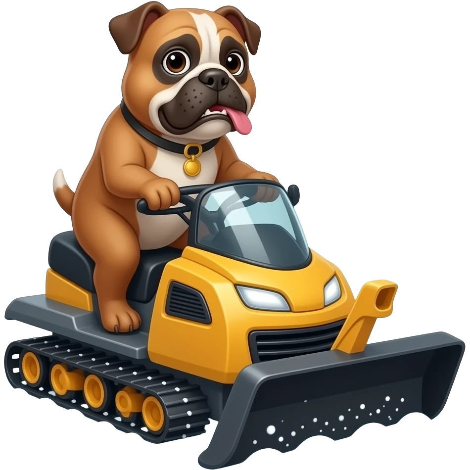 Pistion bully snow groomer emoji